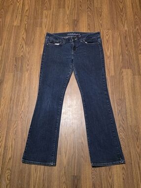 Guess Daredevil Bootcut Jeans Women's 34 Blue Stretch Denim Mid Rise Western Y2K